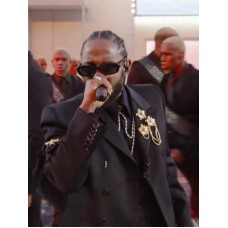kendrick Lamar Super Bowl Halftime Black Blazer